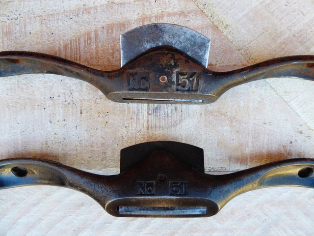 2 x Vintage Stanley No 51 Spokeshaves