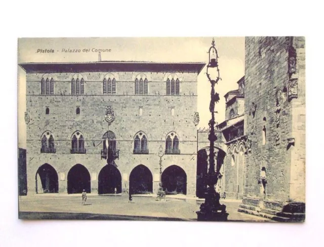 Cartolina Pistoia - Palazzo del Comune 1940 ca