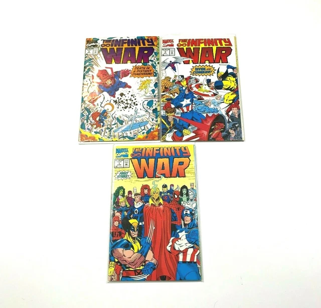 The Infinity War Issue #1-3 Marvel Comics 1992 Comic Book Lot