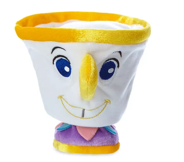 NEW OFFICIAL DISNEY Beauty & The Beast 13cm Chip the Teacup Soft Plush