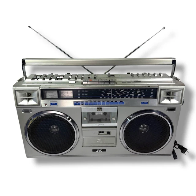 Boombox JVC RC-323W – Ghettoblaster Vintage – Fonctionnel – Expédition Mondiale