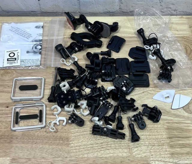 LOT OF GoPro Accessories HD HERO, Mounts Bar $19.99 - PicClick