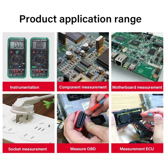 Pin de remplacement multimètre Universel Pin de test de sonde multimètre 9