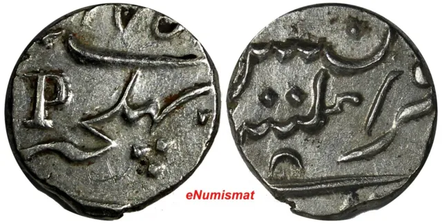India-French Silver 1775 P Fanon Minted in Pondicherry KM# 67 (19 951)