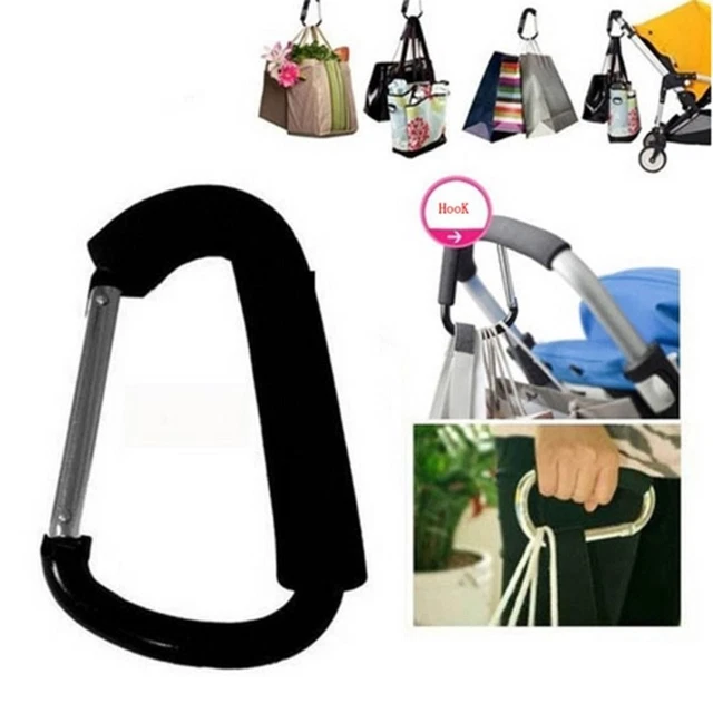 d'escalade Crochet à clip Poussette Poussette Porte-sac à provisions Mousqueton