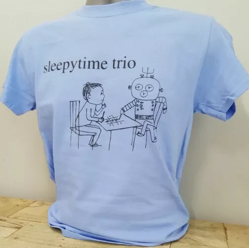 Sleepytime Trio T Shirt Emo Hardcore Punk Music Saetia Split Lip Shellac New 008