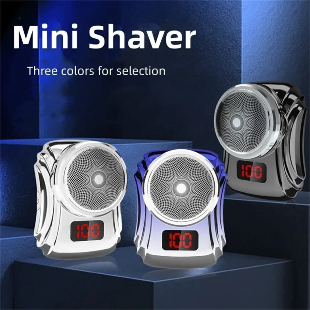 USB rechargeable Mini Shaver portable rasoir électrique rasoir LCD moniteur