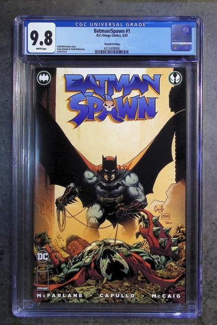 Batman Spawn #1 (2023 DC/ Image Comics) 2nd Print CGC 9.8