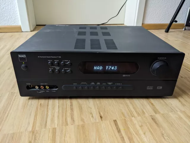 NAD AV Surround Sound Receiver T743 Dolby Digital 5.1