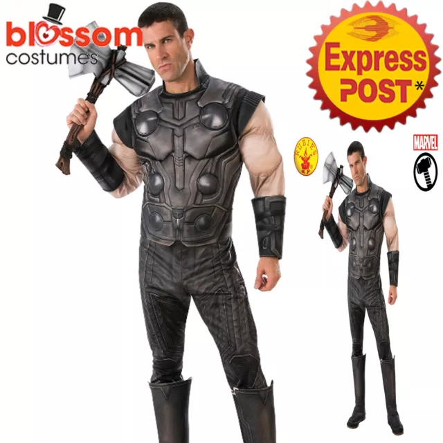 CA867 Infinity War Thor Avengers Superhero Ragnarok Supernova Muscle Men Costume