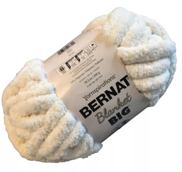 Bernat Blanket Big Yarn Jumbo #7 10.5 OZ Chenille PLUM PURPLE