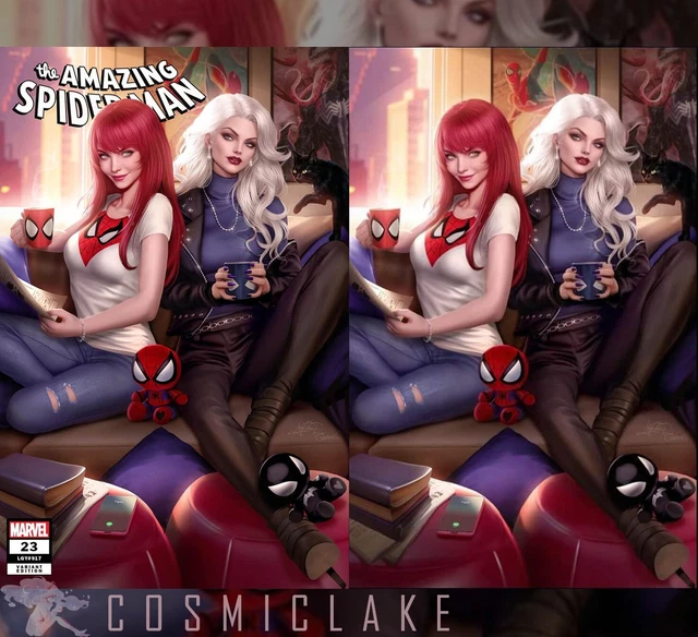 Amazing Spiderman #23 ~Diaz Black Cat & Mj Virgin Variant Set ~ Preorder 4/5 ☪