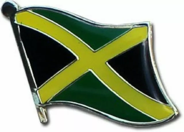 Jamaica Country Flag Bike Motorcycle Hat Cap lapel Pin