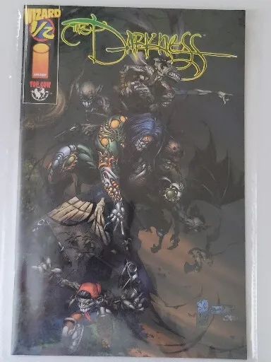 The Darkness #1/2 Marc Silvestri Wizard COA Top Cow Image Comics 1996 New