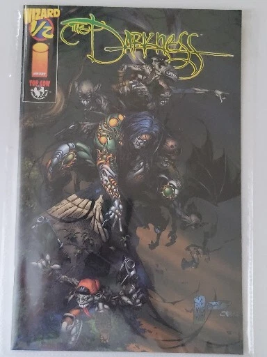 The Darkness #1/2 Marc Silvestri Wizard COA Top Cow Image Comics 1996 New