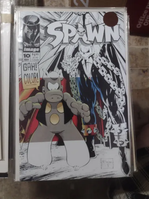 Spawn  # 10 Image 1993  Todd Mcfarlane Dave Sim Poster Cerebus  Batman ?