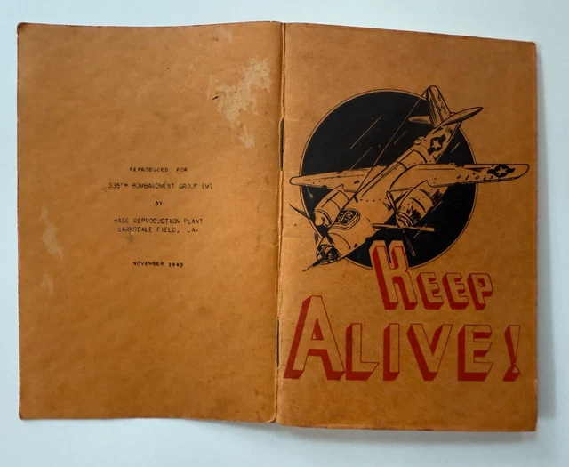 WW II US Army Air Corps Flight Crew Survival Guide $17.96