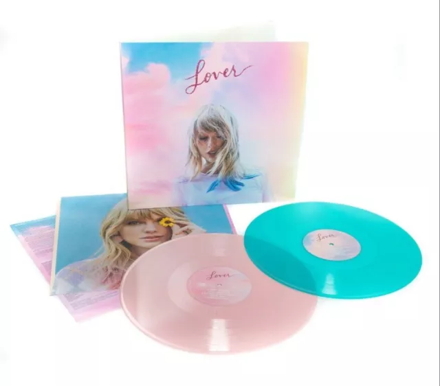 Taylor Swift Lover [Pink & Blue Vinyl] New Lp