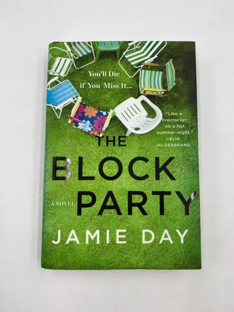 The Block Party - By Jamie Day (Hardcover Book, 2023) First Edition, Dust Jacket