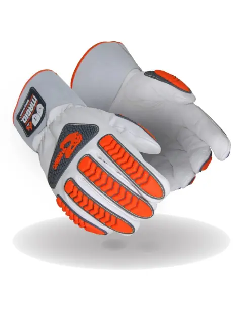 TRX848M Inferno Series | Flame/Heat Resistant Impact Welder'S Gloves, Size 8/M,