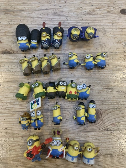 Minions Despicable me Figures toy bundle McDonald's Happy Meal Toys x28