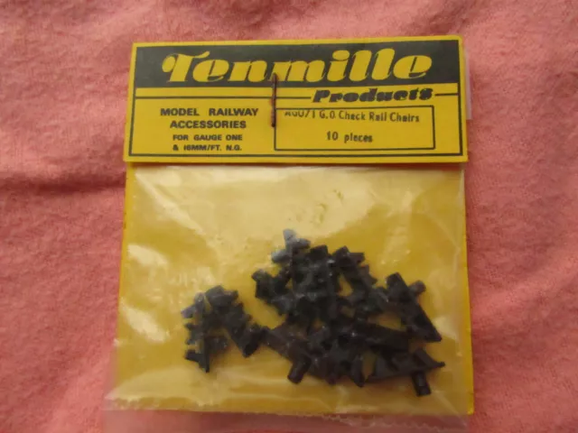 Tenmille Products Ag071 G.o. Check Rail Chairs 10 Pieces New