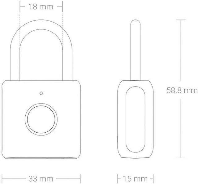 Meilleur Cadenas D'Empreinte Digitale Biométrique Electronique Sans Clé Etanche 11