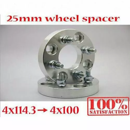 2pcs 4x114.3 to 4x100 Wheel Spacers Fit For AE86 Toyota Corolla Trueno m12x1.5