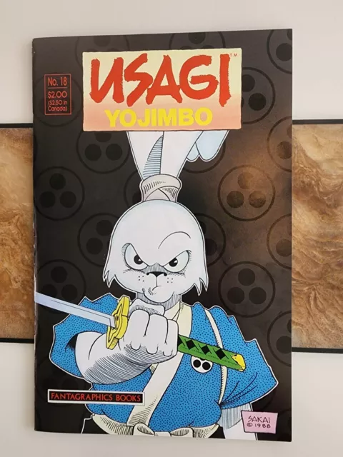 Usagi Yojimbo #18 F/VF 1989 .. Fantagraphics Comics .. Stan Sakai .. TMNT