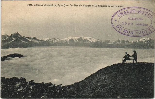 CPA Sommet de Jovet - La Mer de Nuages et les Glaciers de la Vanoise (1195216)