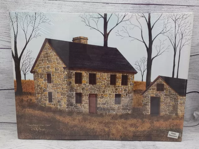 Pennsylvania Stone House by Billy Jacobs, Canvas picture, 12"x16", Farmhouse