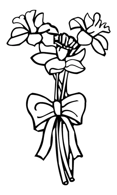 Motiv-Stempel Holzstempel verschiedene Größen zur Wahl * Osterglocken 1