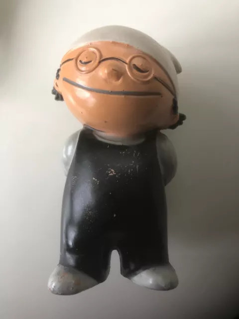 Original ZDF Mainzelmännchen Kultfigur der schlaue Det 1960er Jahre GOEBEL 11 cm