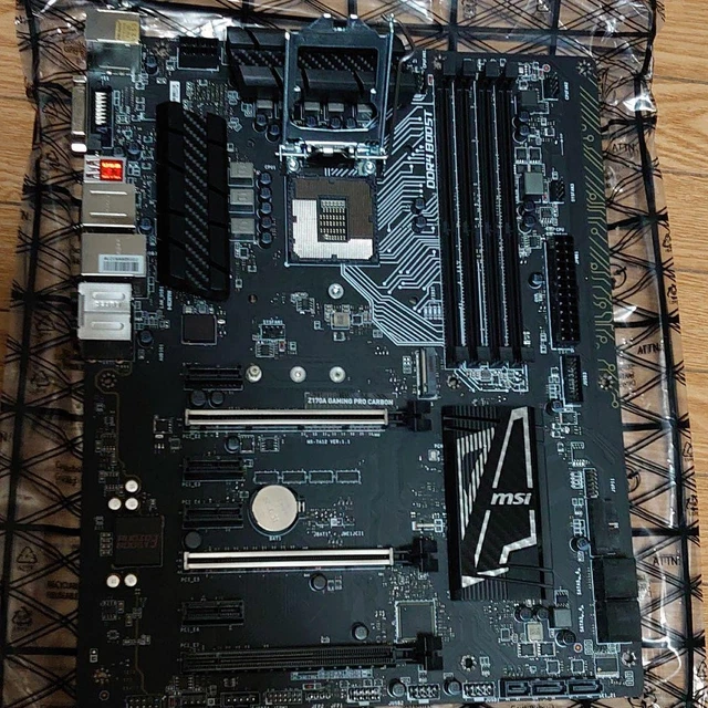 MSI Z170A GAMING Pro Motherboard ATX DDR4 Socket 1151 Used