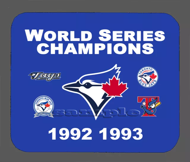 Toronto Blue Jays World Series Championship Banner Mouse Pad Item#424