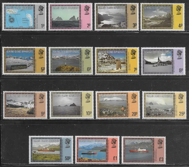 Falkland Islands Dependencies Scott # 1L38 - 1L52 MNH