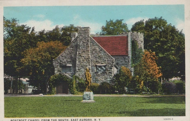 Boycroft Chapel From The South Aurora New York Vintage White Border Post Card