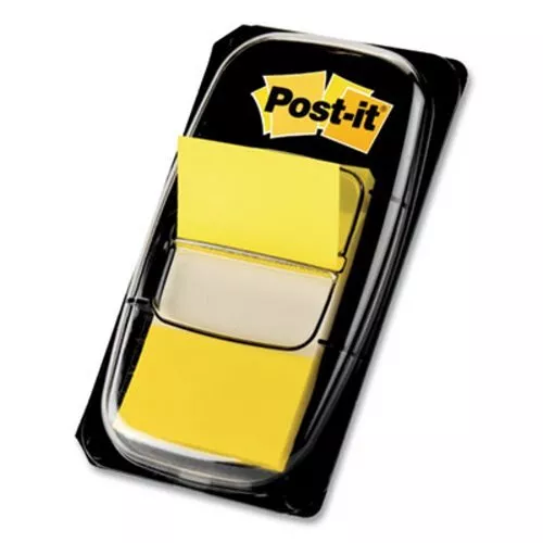 Post-it Marking Flags in Dispensers, Yellow, 12 -50-Flag Dispensers (MMM680YW12)