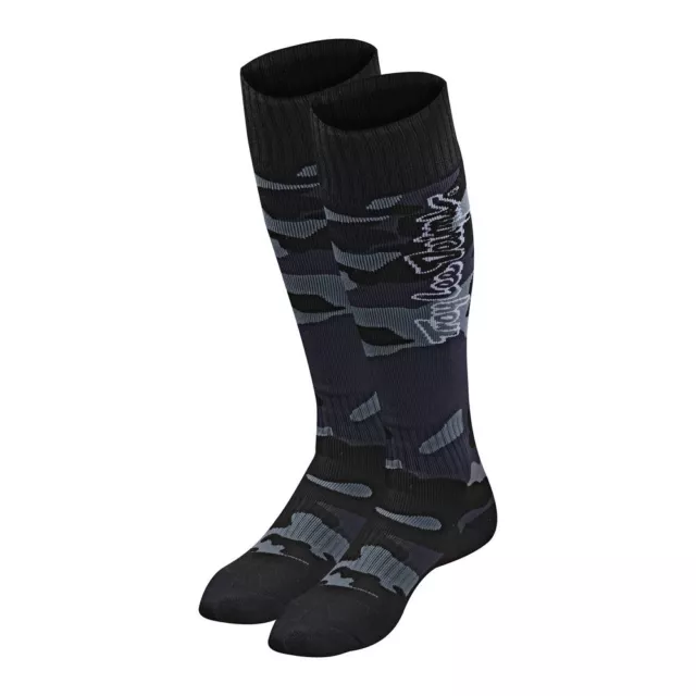 TROY LEE DESIGNS GP MX Coolmax Thick Motocross Enduro Socken Camo schwarz