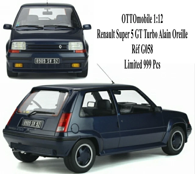 NOREV RENAULT SUPER 5 GT Turbo Phase II 1988 Rouge Jet-Car 1/43 510539