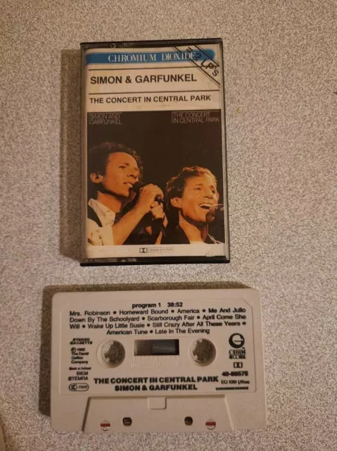 K7 Audio: Simon & Garfunkel - The Concert IN Central Park Bon Condizioni