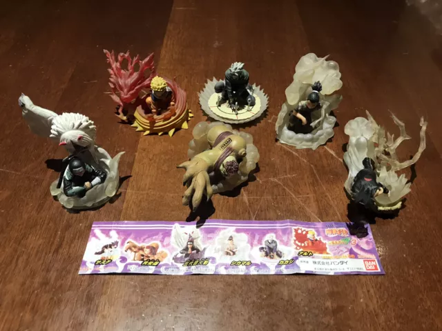 Bandai Naruto Shippuden Ninja Real Collection Part 3 Gashapon Figure Complete