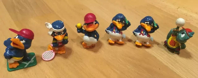 6 Überraschungseierfiguren Die Bingo Birds und Die Dapsy Dino Family Dribbelino