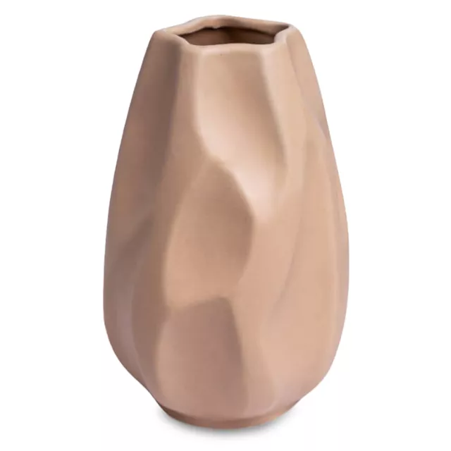 'Rock' Keramik-Vase Tischvase Blumenvase 20 cm Accessoire Deko Zeitlose Farben