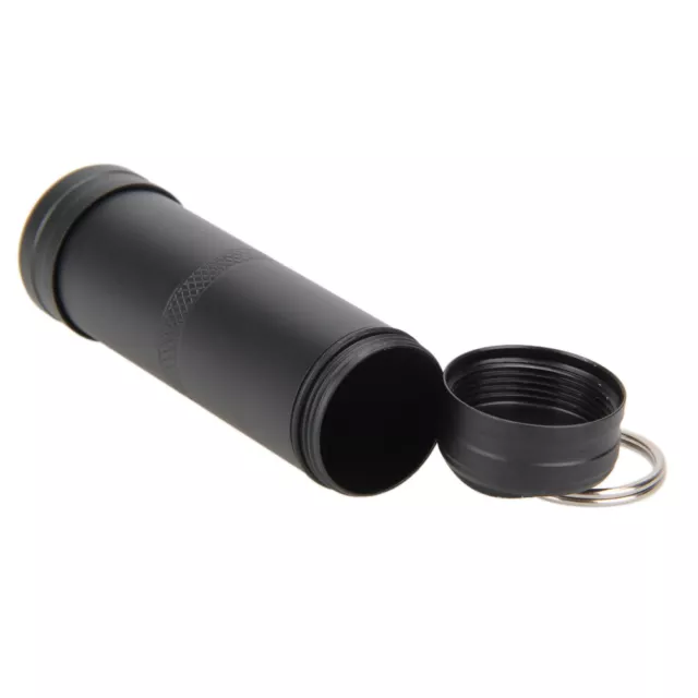 Contenitore portatile in lega di alluminio impermeabile pillola contenitore stoccaggio caso outdo