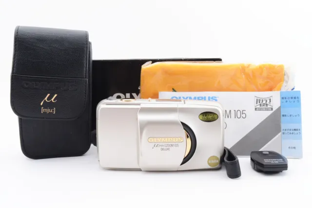 [MINT in Box] Olympus μ mju ZOOM 105 Deluxe Point & Shoot Film Camera From JAPAN