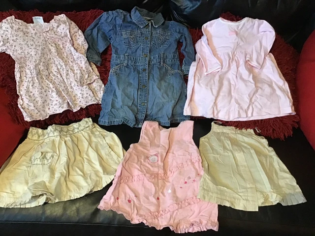 baby girl dresses 12-18 months Bundle