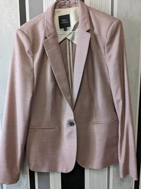 Next Tailoring  Pink Blazer Jacket Size 16