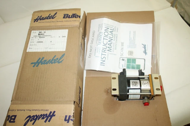 Haskel MS-36 Air Driven Liquid Pump 36:1