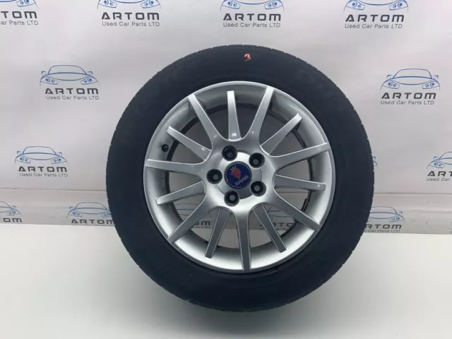 Saab 93 9-3 16" Ronal Inch Alloy Wheel With Bad Tyre 6.5J Et41 12770236